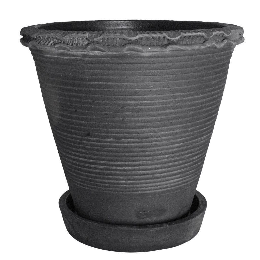 Pot Alvaro Earthenware Black XL