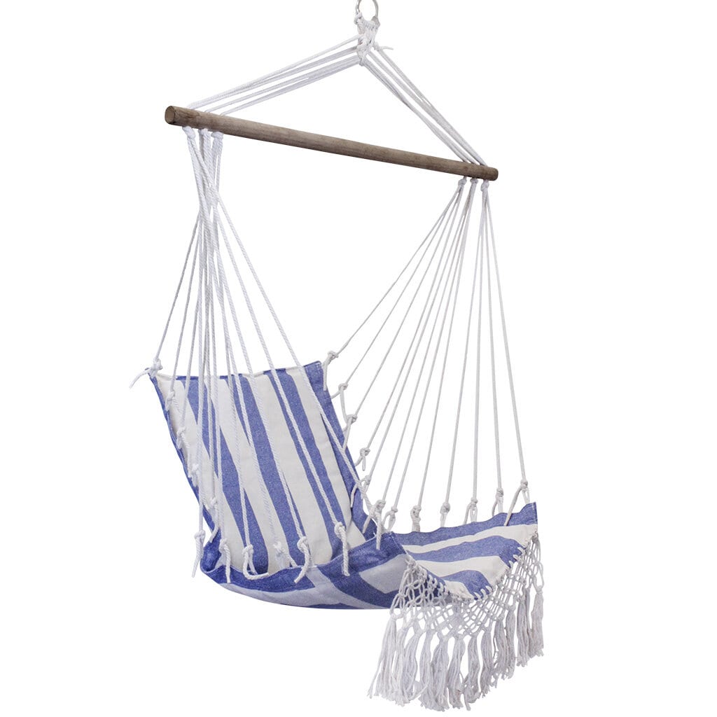 Hanging Chair Artur Stripe Blue/Off White