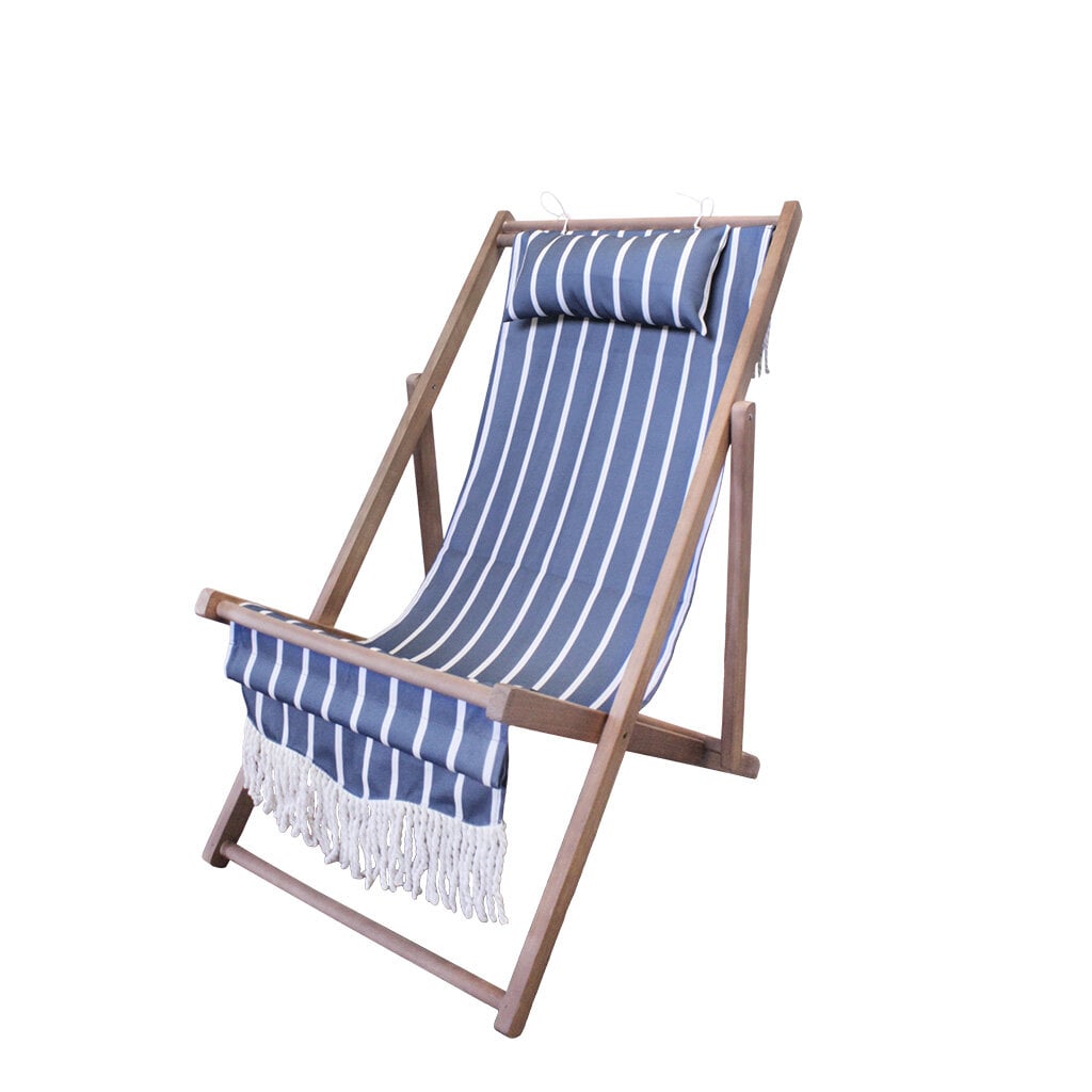 Deck Chair August Stripe Blue/White