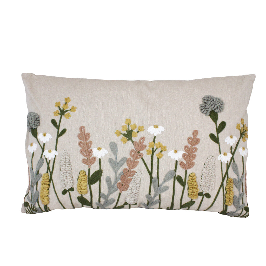 Cushion Cover Elodie Embroidered