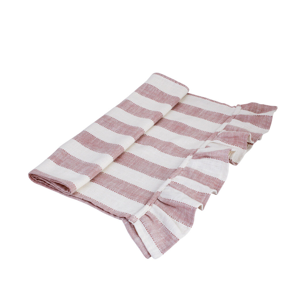 Table Runner Ida Stripe Pink/White