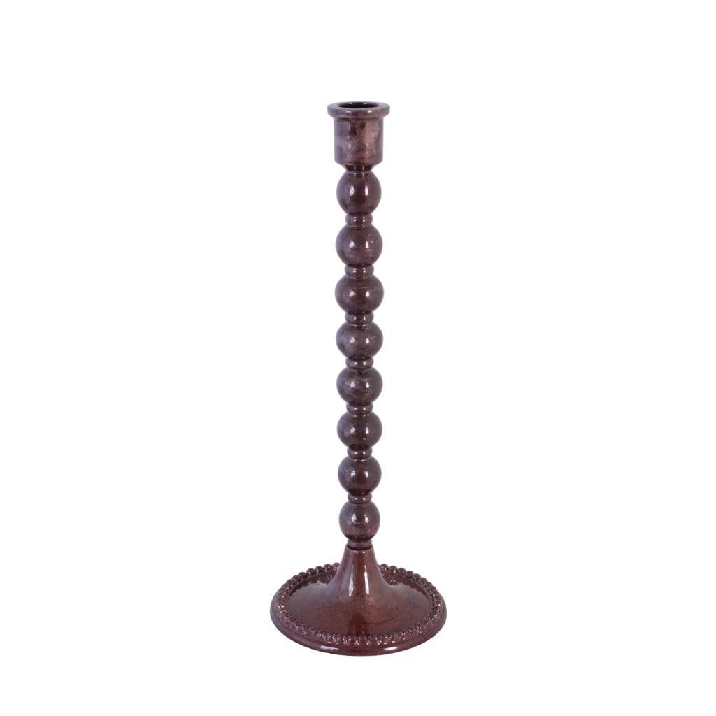 Candle Holder Sigrid Wine Red Large