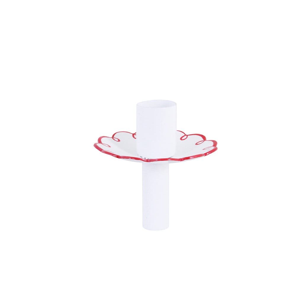 Candle Holder for Bottle Saga White/Red