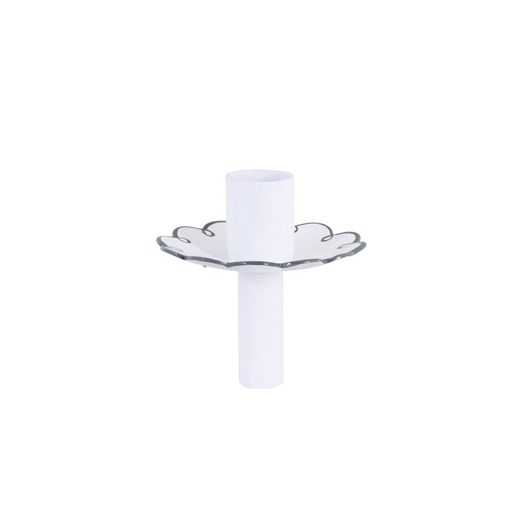 Candle Holder for Bottle Saga White/Green