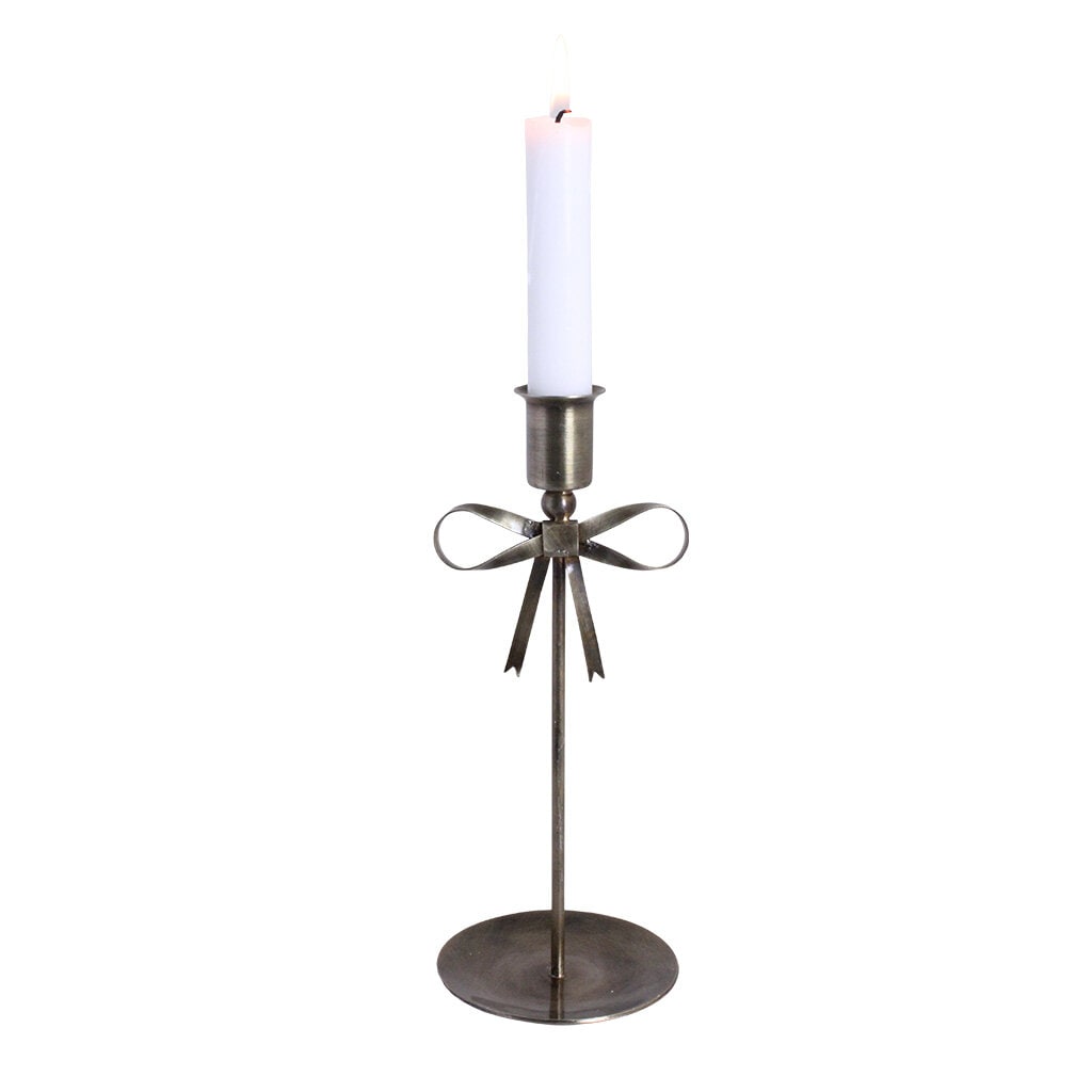 Candle Holder Josefine Bow Antique Brass