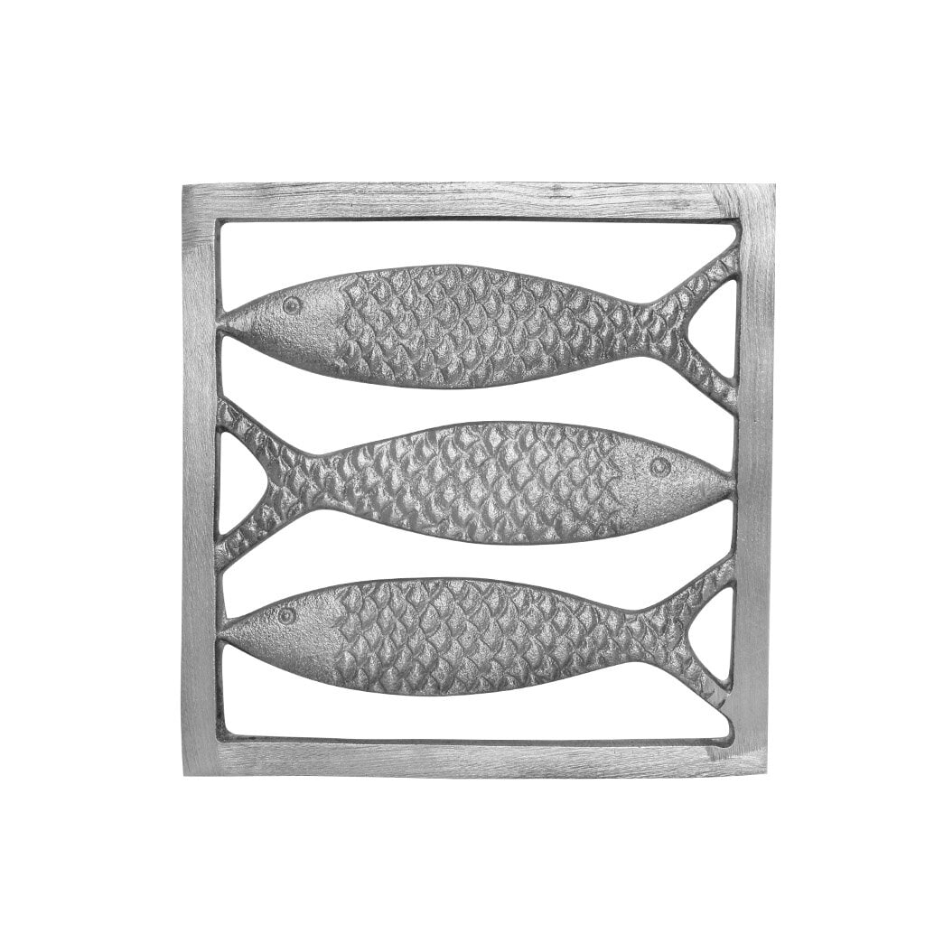 Trivet  Fish Antique Silver