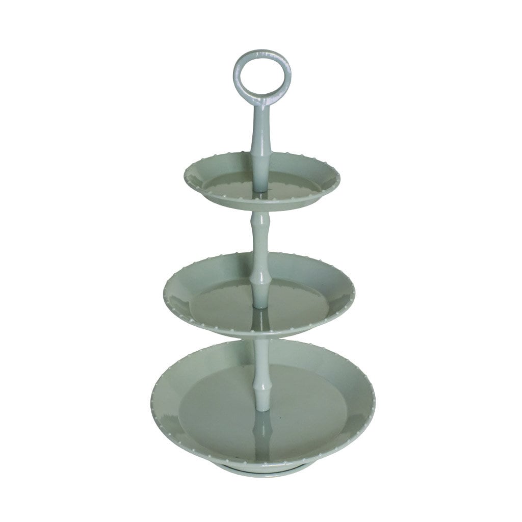 3 Tier Cake Stand Green