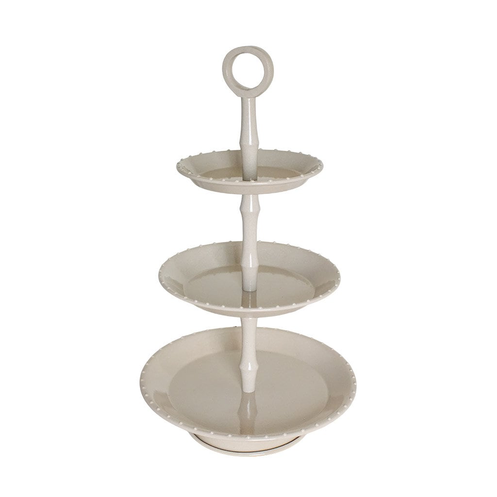 3 Tier Cake Stand Beige