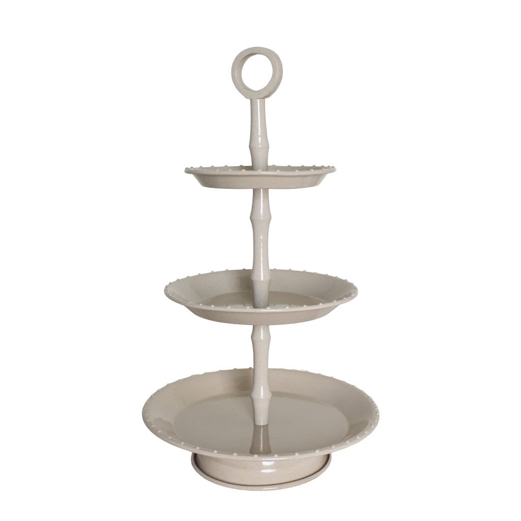 3 Tier Cake Stand Beige