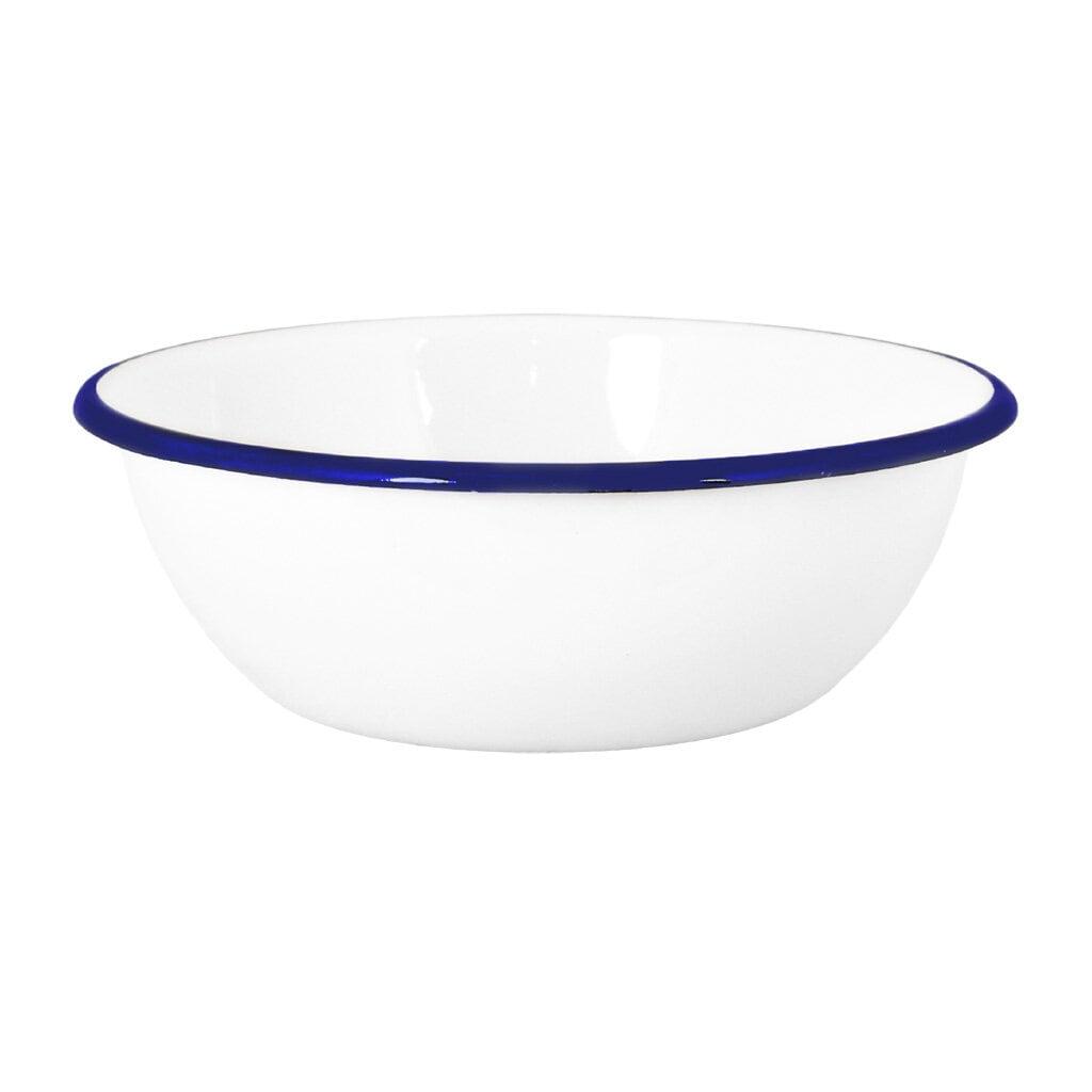 Bowl Emil´s Enamel Large White/Blue