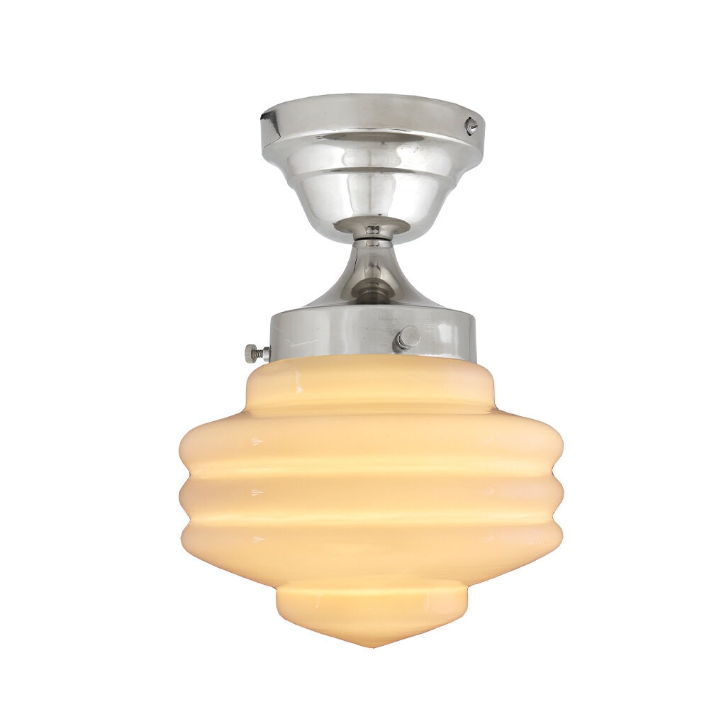 Taklampa Valter Nickel/Opal Beige