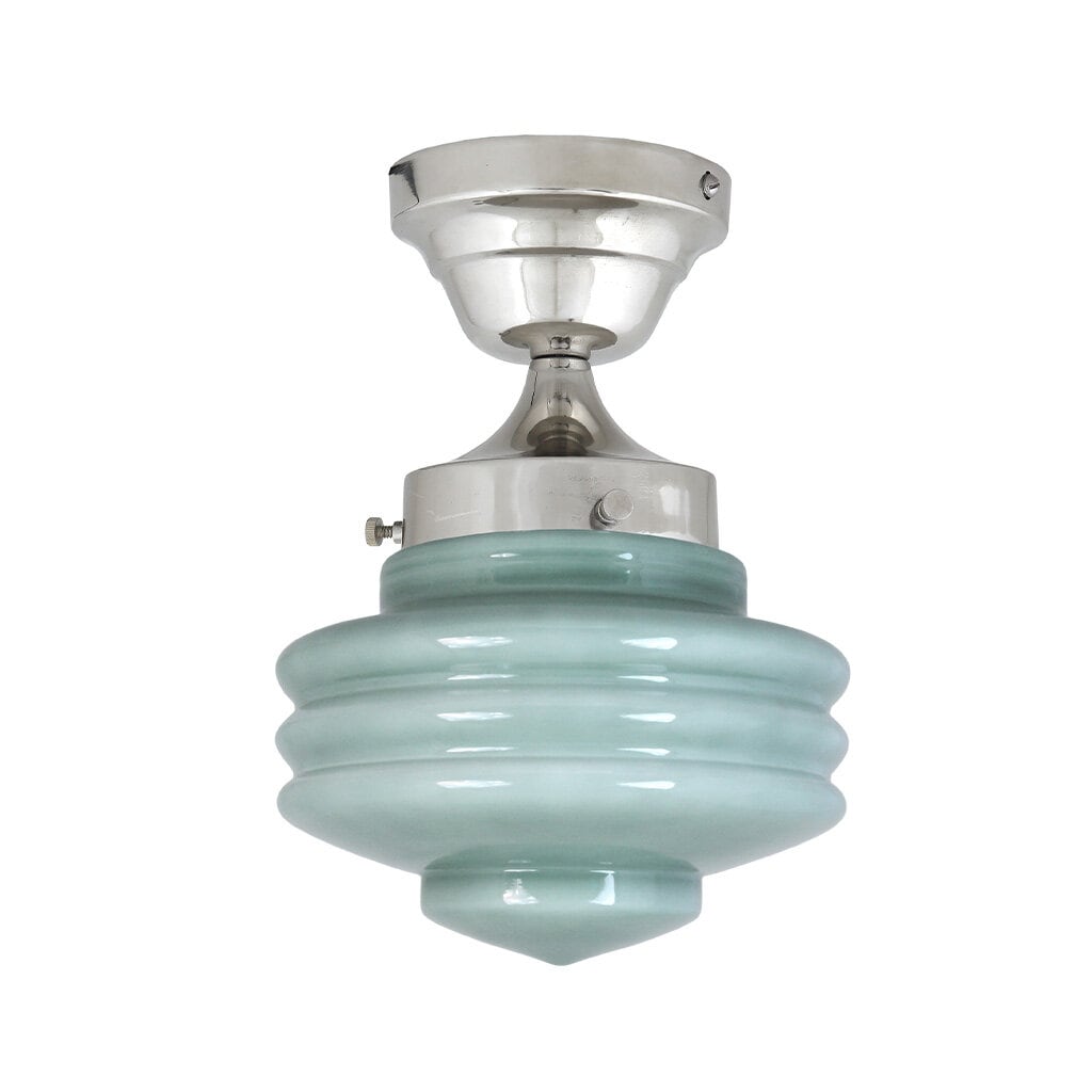 Ceiling Lamp Valter Nickel/Opal Green