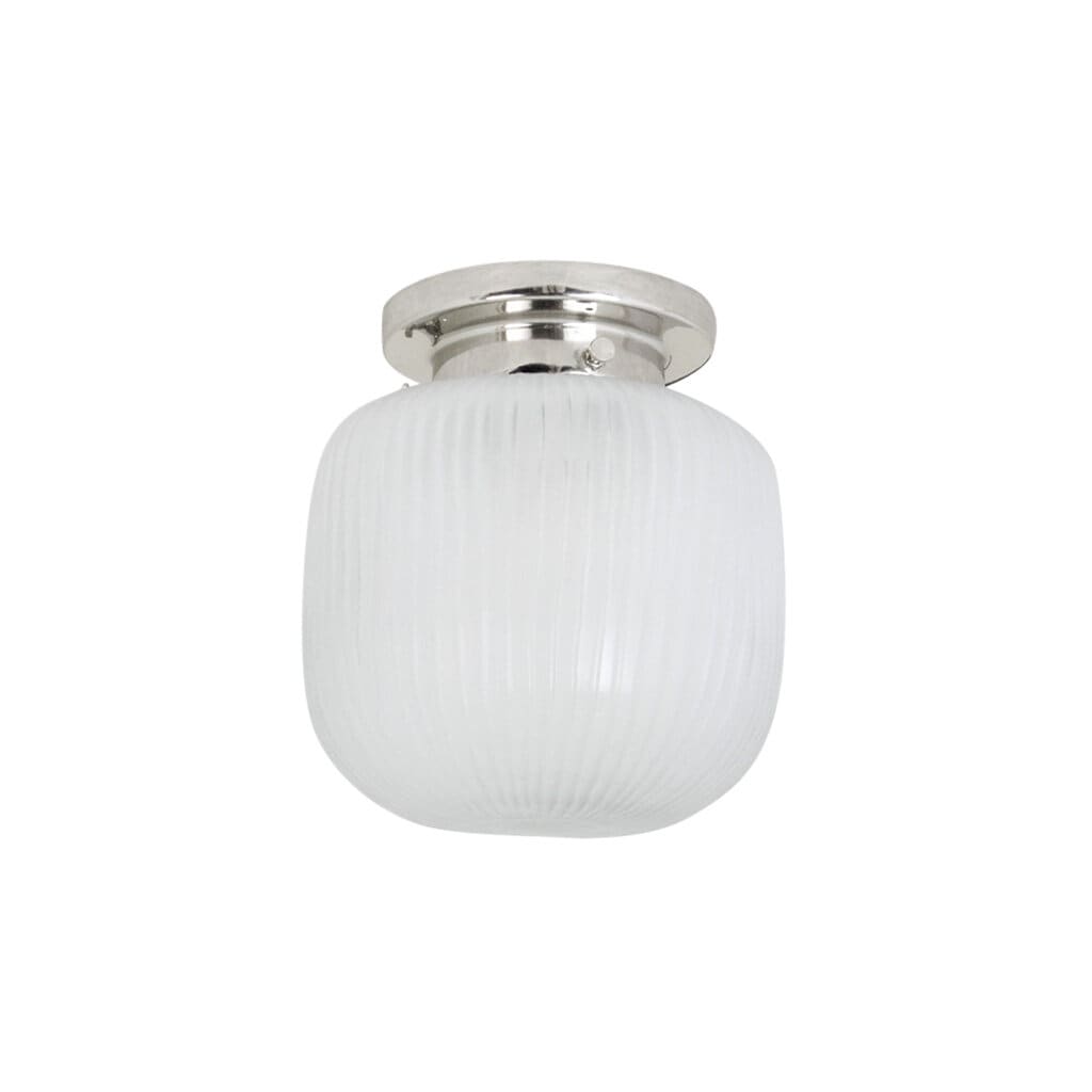 Bathroom Ceiling Lamp Eli Nickel/Frost Small