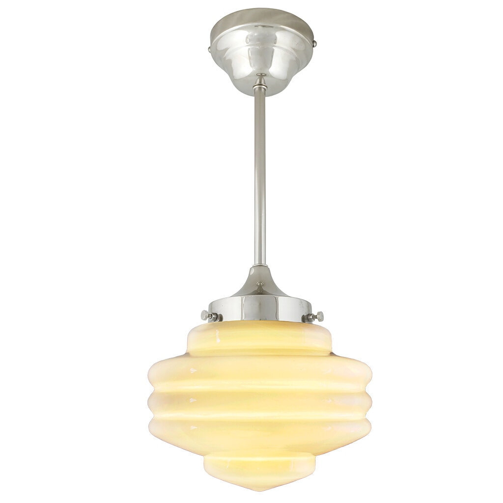 Pendant Lamp Valter Nickel/Opal White