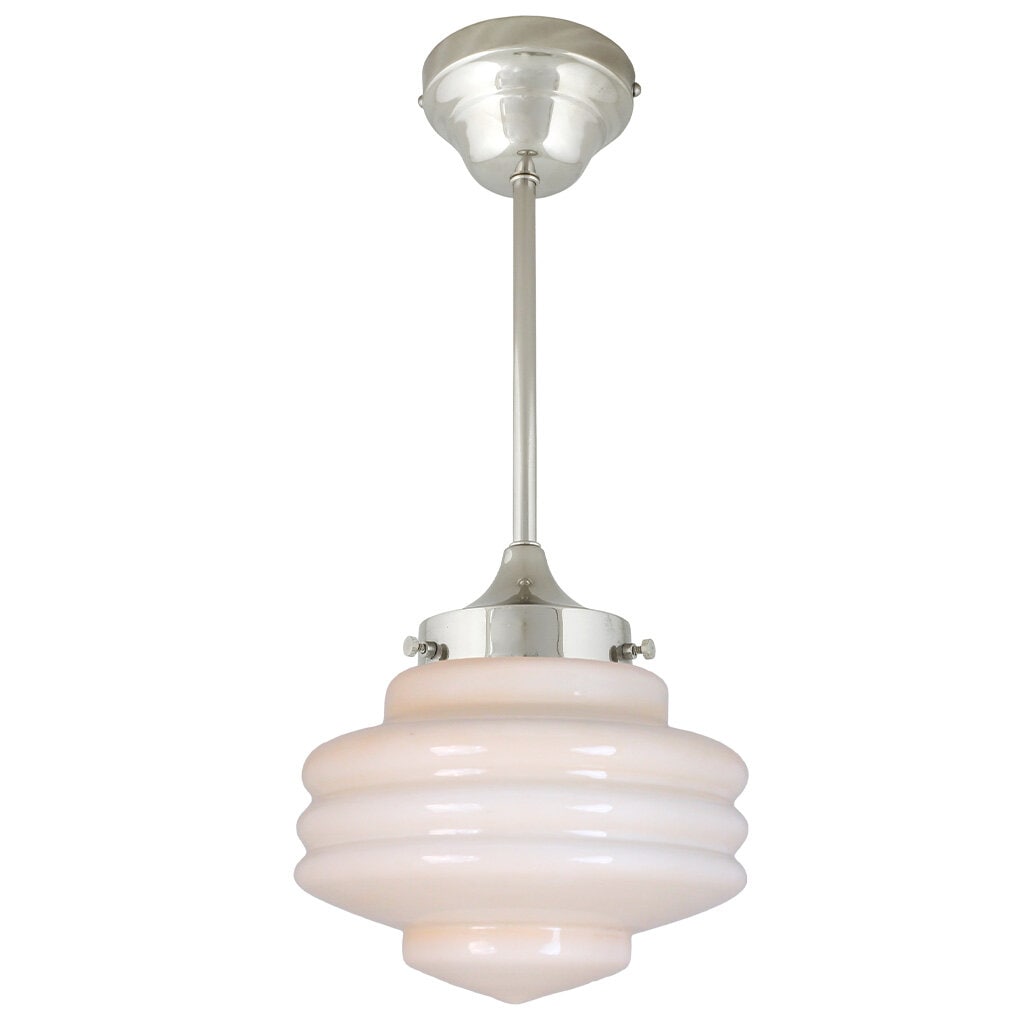 Pendant Lamp Valter Nickel/Opal Beige