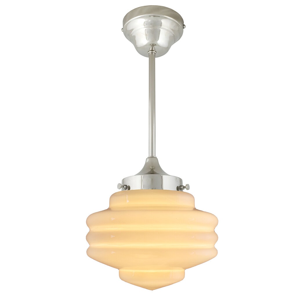 Pendant Lamp Valter Nickel/Opal Beige