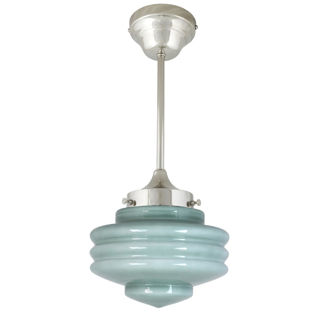 Pendant Lamp Valter Nickel/Opal Green