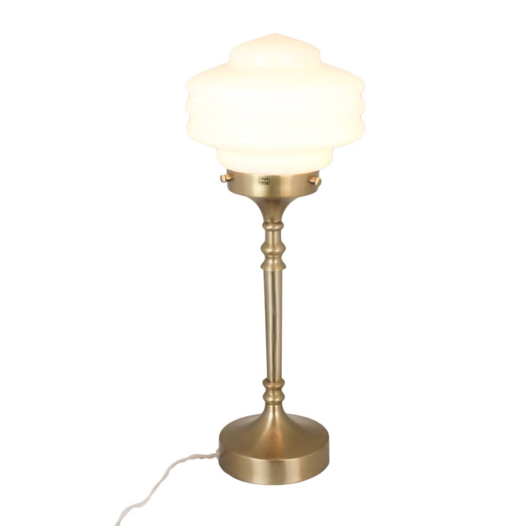 Bordslampa Valter Mässing/Opal Beige