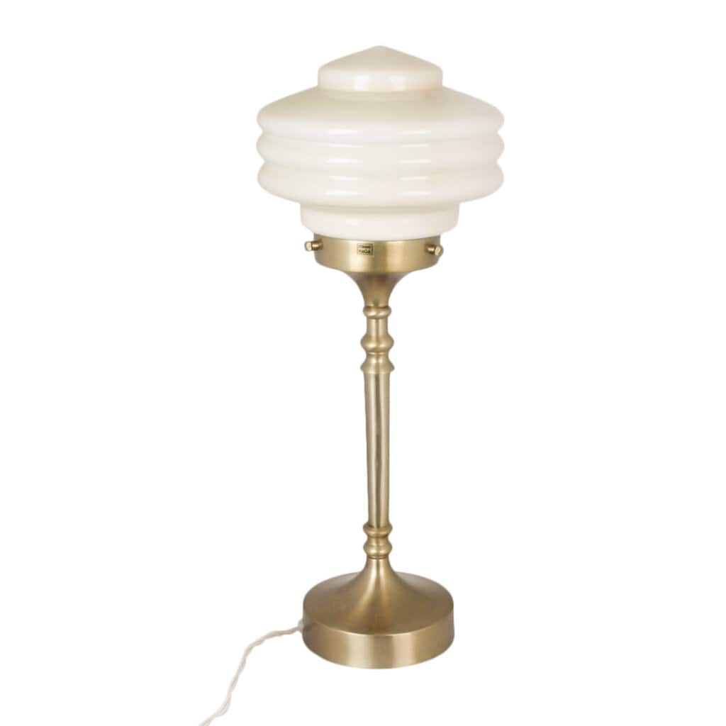 Table Lamp Valter Brass/Opal Beige