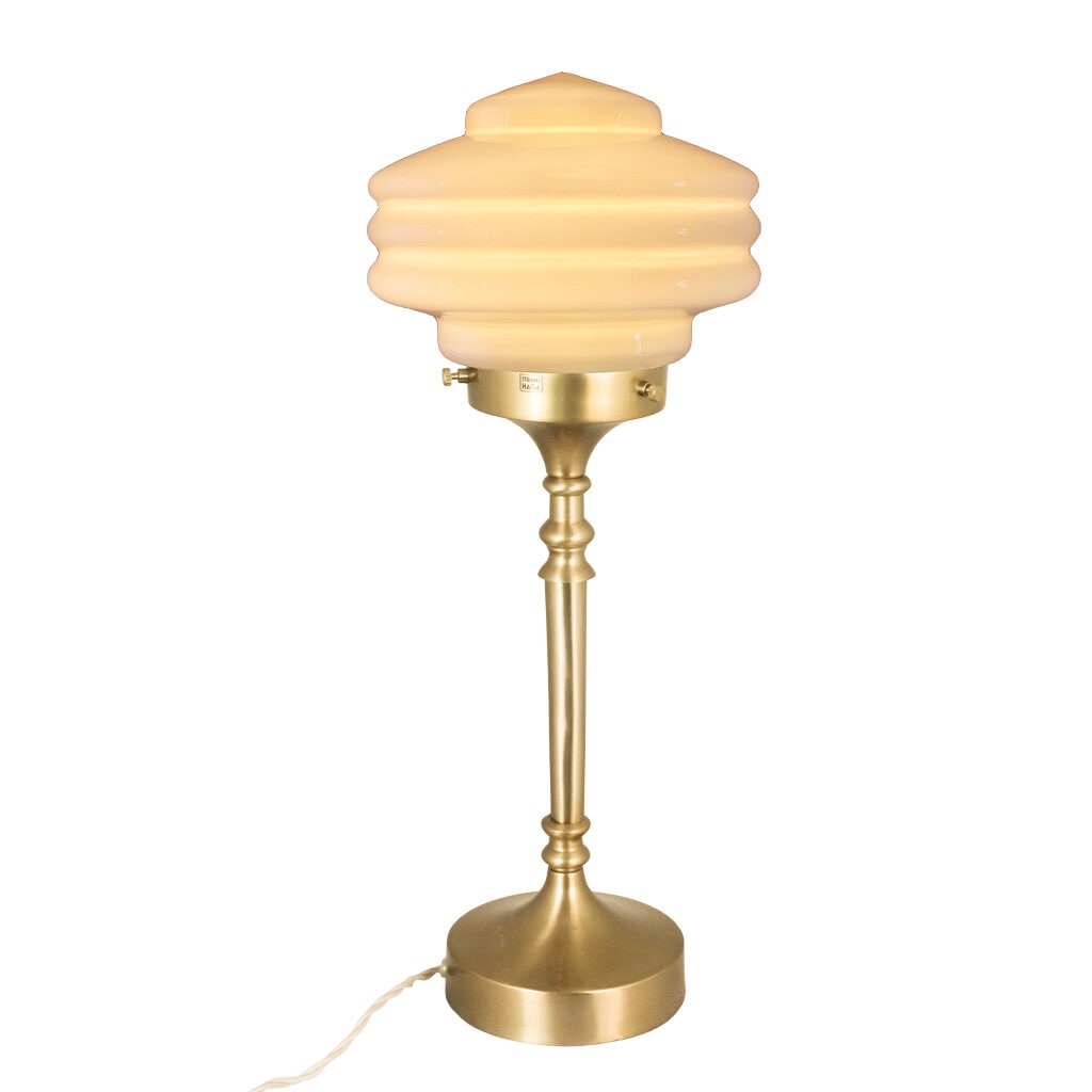 Bordslampa Valter Mässing/Opal Beige