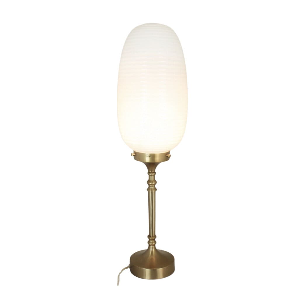 Table Lamp Evald Brass/Opal White