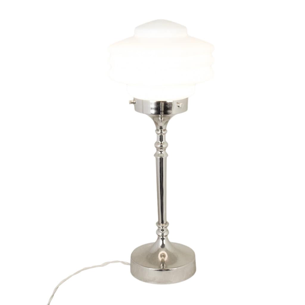 Table Lamp Valter Nickel/Opal White