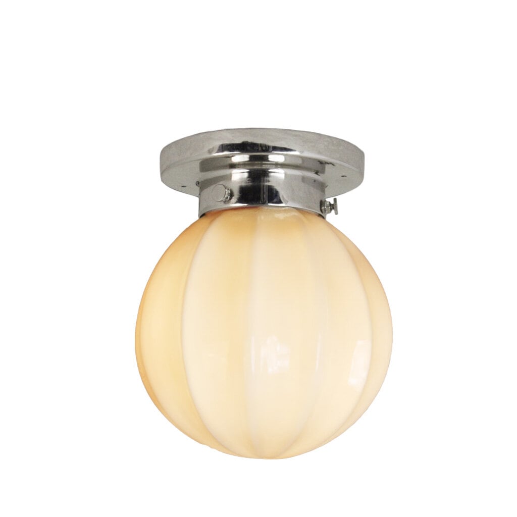 Badrumslampa Tak Marit Nickel/Opal Beige Liten