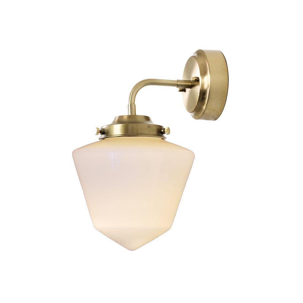 Bathroom Wall Lamp Signe Brass/Opal White