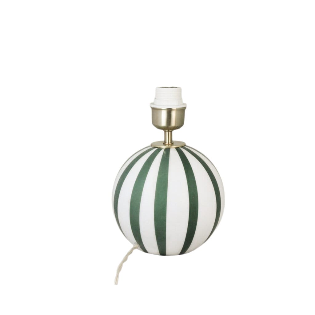 Table Lamp Alba Opal Green/White Small